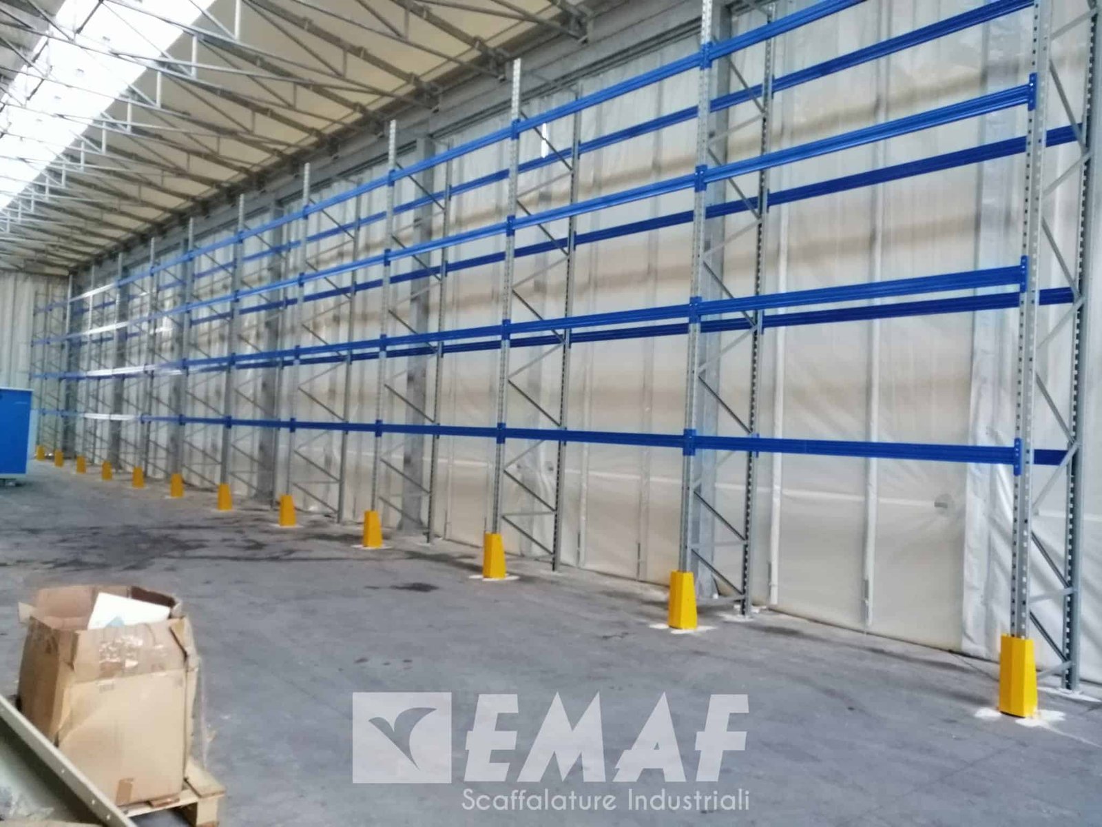 Featured image for “Nuova scaffalatura portapallet da 180 posti installata a Isola Vicentina (VI)”