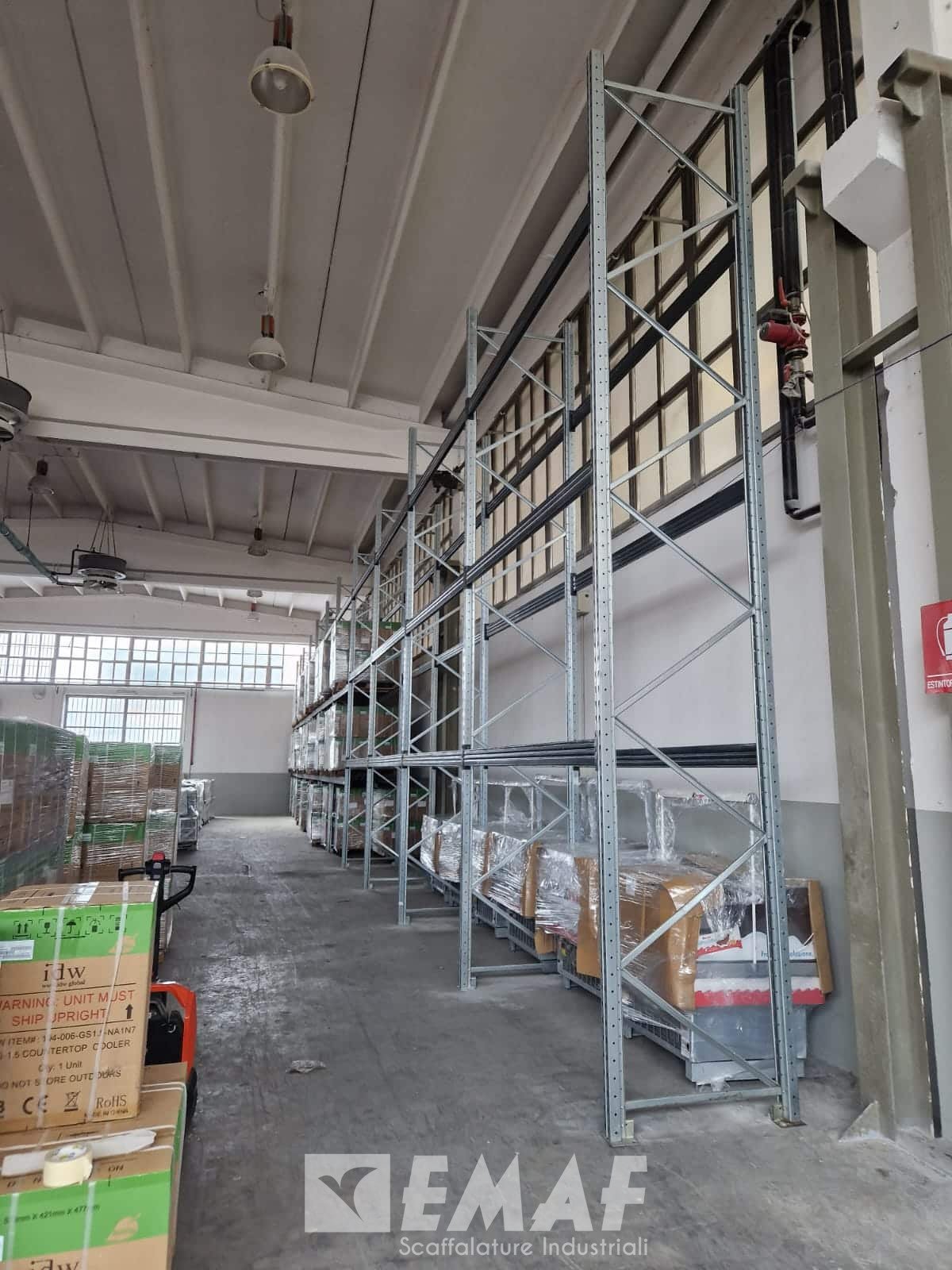 Featured image for “Scaffalatura portapallet usata Dalmine installata da Emaf a Torino”