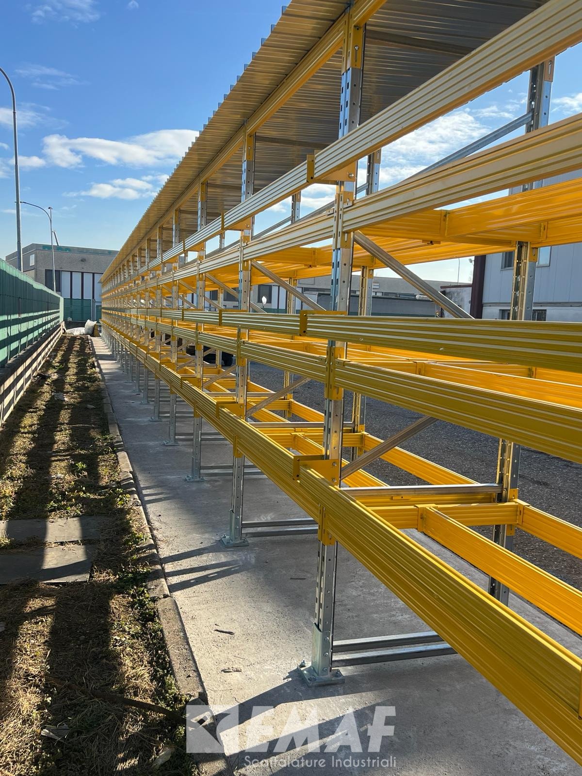 Featured image for “Emaf scaffalature industriali realizza una struttura portapallet sismoresistente a Verona”