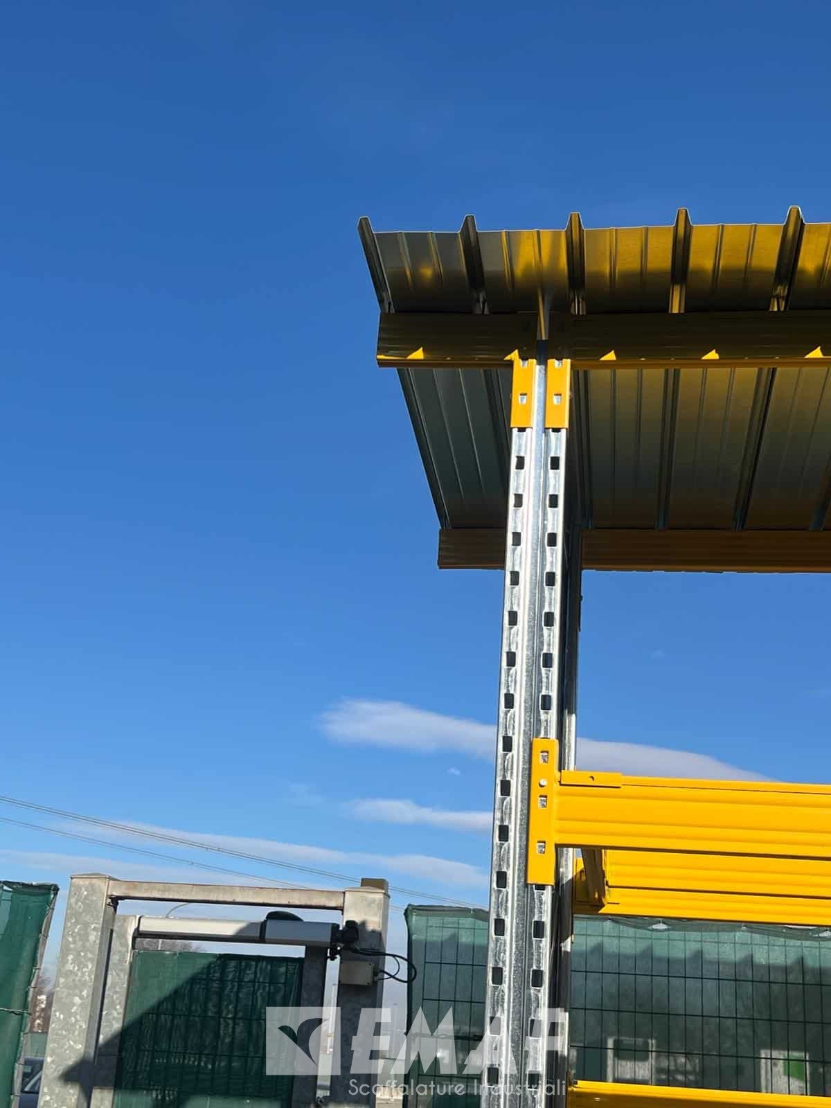 Featured image for “Portapallet scaffalatura industriale GIOTTO su misura – Scaffalatura industriale metallica”