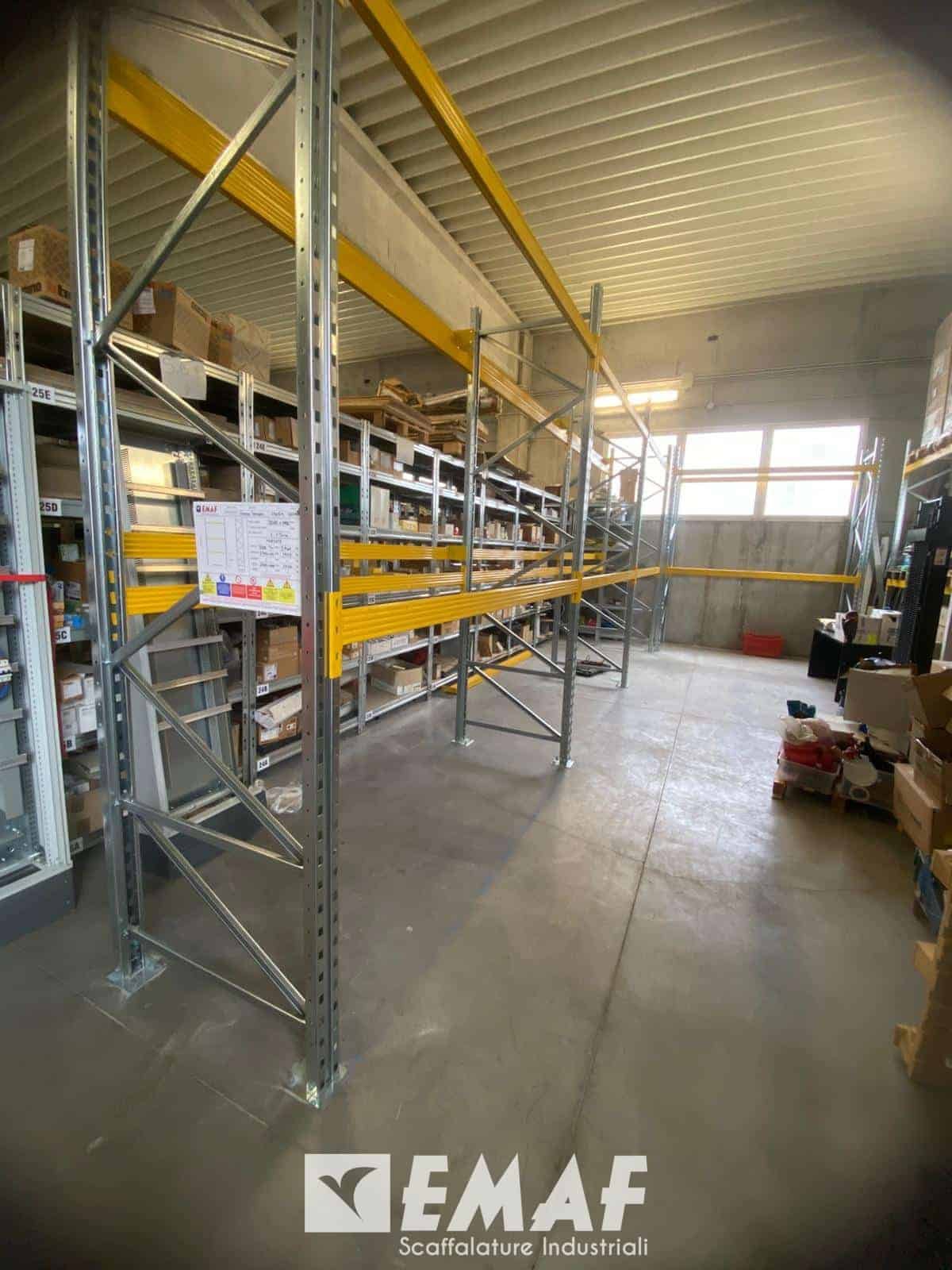 Featured image for “Installazione completata da Emaf Scaffalature Industriali presso Govoni Impianti di San Dorligo della Valle”