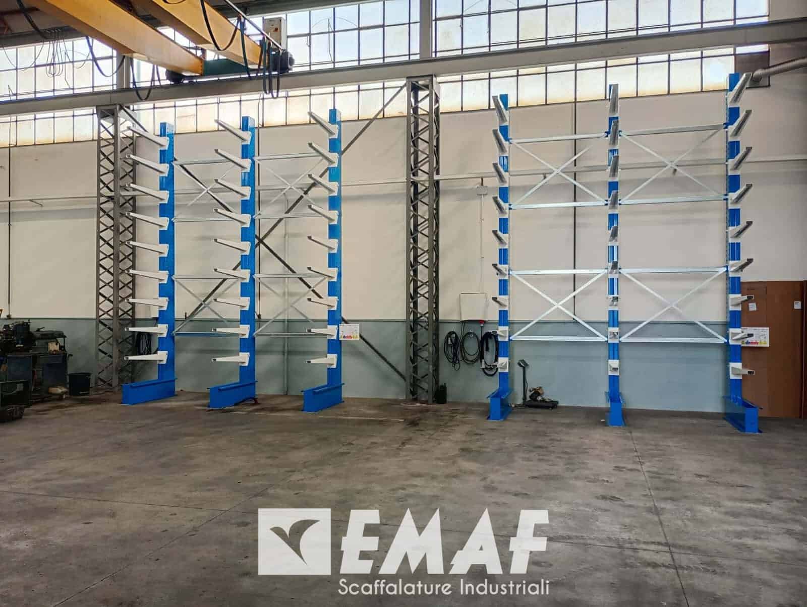 Featured image for “Emaf Scaffalature Industriali: installazione di cantilever per Vierrebi a Vigodarzere”