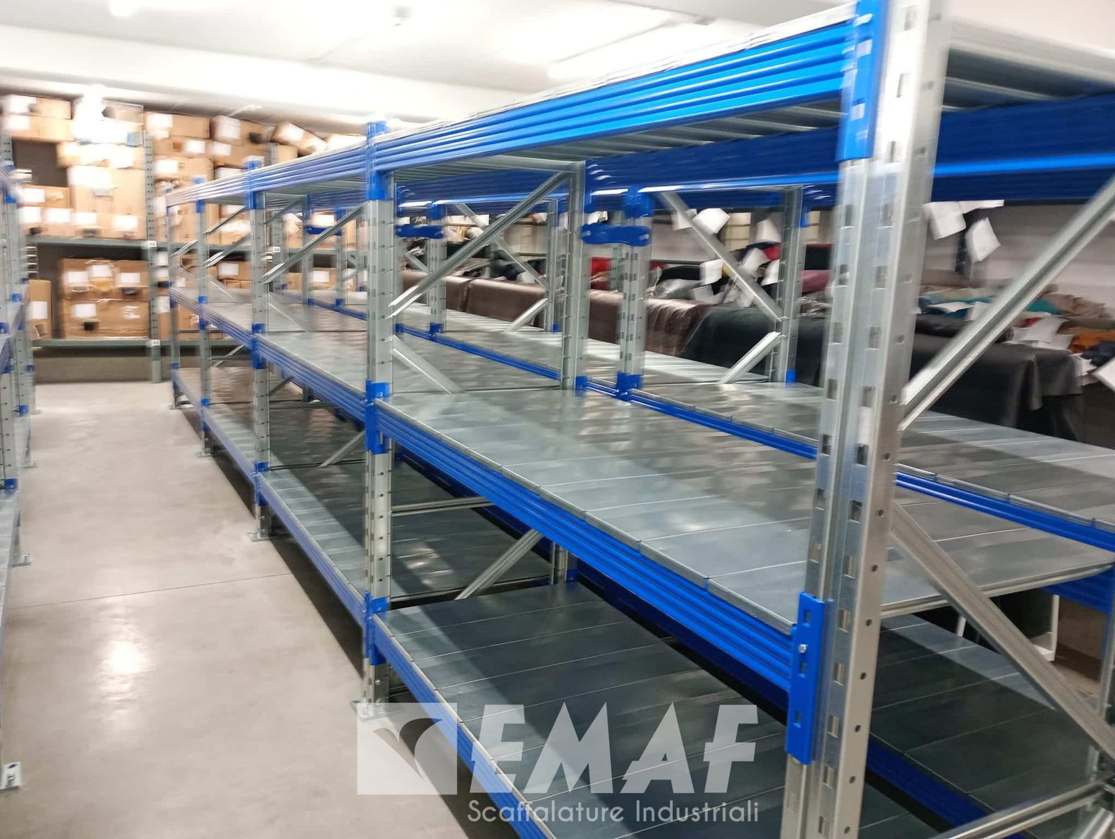 Featured image for “Nuova installazione portapallet per Marfur: solidità e personalizzazione al servizio del settore moda”